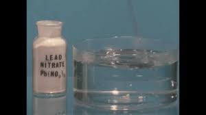1960s Lead Nitrate Is Added To Beaker