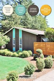 Mid Century Modern Paint Color Palettes