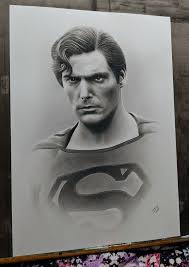 Pencil Drawing Dark Superman Dc