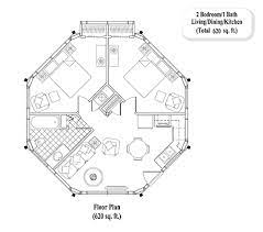 Guest House Floor Plan 2 Bed
