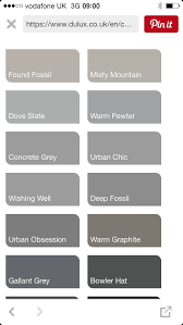 Grey Colour Chart Shades Of Grey Paint