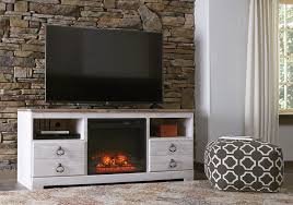 Willowton Tv Stand With Fireplace