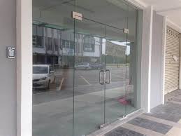 Polished Toughened Glass Doors For