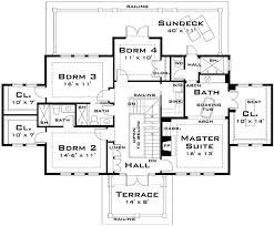 Bathrooms Colonial House Plans