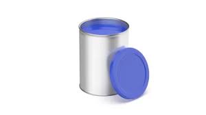 Metal Paint Can Stock Footage Royalty