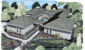 Courtyard Mediterranean House Plans