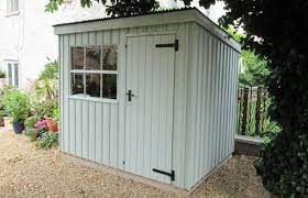 Shed With Corrugated Roof