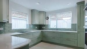 Sage Green Shaker Kitchen New Image Tiles