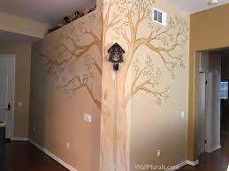 Tree Wall Murals Hand Painted Tree