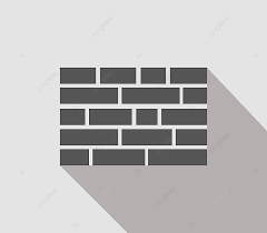 Wall Icon Drawing Brick Texture Vector