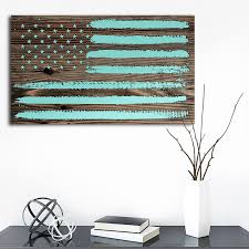 American Flag Wooden Sign Flag Of The
