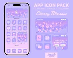 Cherry Blossom App Icons Cute App Icon
