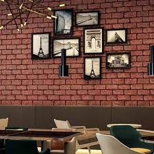 Brown Decorative Brick 3d Wallpaper