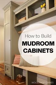 Diy Built In Mudroom Cabinets