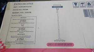 Zafro Electric Patio Heater 1500w