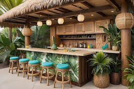 Tropicalthemed Outdoor Dining