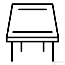 Classic Table Icon Outline Classic