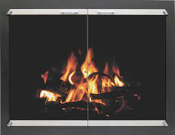 Recessed Fireplace Doors Inline