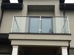 Glass Railing Contemporary Balcony