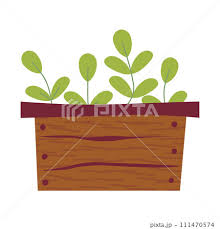 Vector Drawing Of Cute Box With