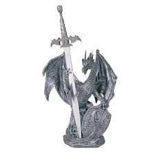 Medieval Silver Dragon