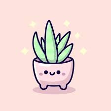 Premium Ai Image Cute Kawaii Cactus