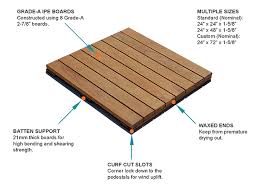 Ipe Deck Tiles Tile Tech Pavers