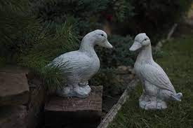 Concrete Duck Figurines Goose