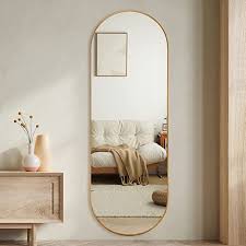 Wall Mounted Mirror With Metal Frame