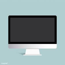 Vector Of Computer Monitor Icon Free
