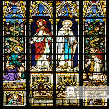 Stained Glass Church Window Reverse