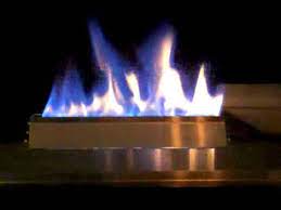 Ventless Gas Glass Fire Stainless Steel