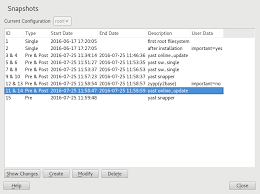 system recovery and snapshot management