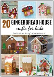 Gorgeous Gingerbread House Crafts For Kids