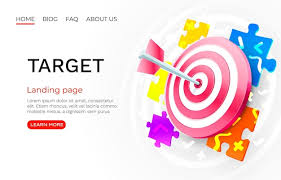 Target Puzzle Landing Page Banner