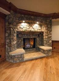 82 Cool Stone Fireplaces Ideas In 2024