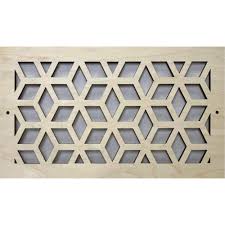 Cubes Vent Cover Wood Registers For