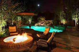 Swimming Pool Landscape Lighting