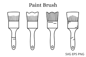 Paint Brush Icon Graphic By Puja Ywang