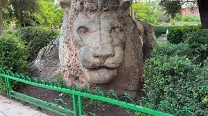 Famous Lion Statue In Ifran Morocco