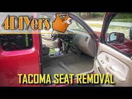 Front Seat On A First Gen Toyota Tacoma