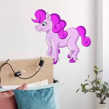 Pink Pony Wall Sticker Wall Art Com