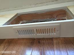 A Cabinet Base With A Floor Vent