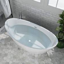 Flatbottom Acrylic Soaking Spa Tub
