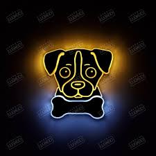 Jack Rus Terrier Light Up Wall Sign