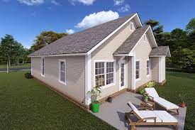Plan 61439 Craftsman Cottage Style