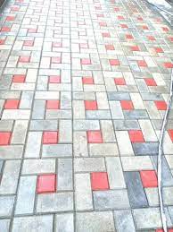 Concrete Red Brick Interlocking Paver