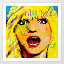 Rock Icon Debbie Harry Art Print By