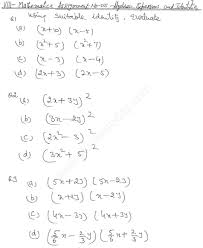 Cbse Class 8 Mathematics Algebraic