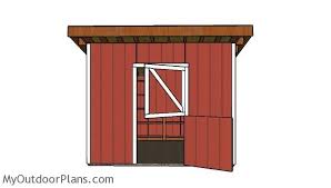 12x12 One Horse Barn Plans Myoutdoorplans